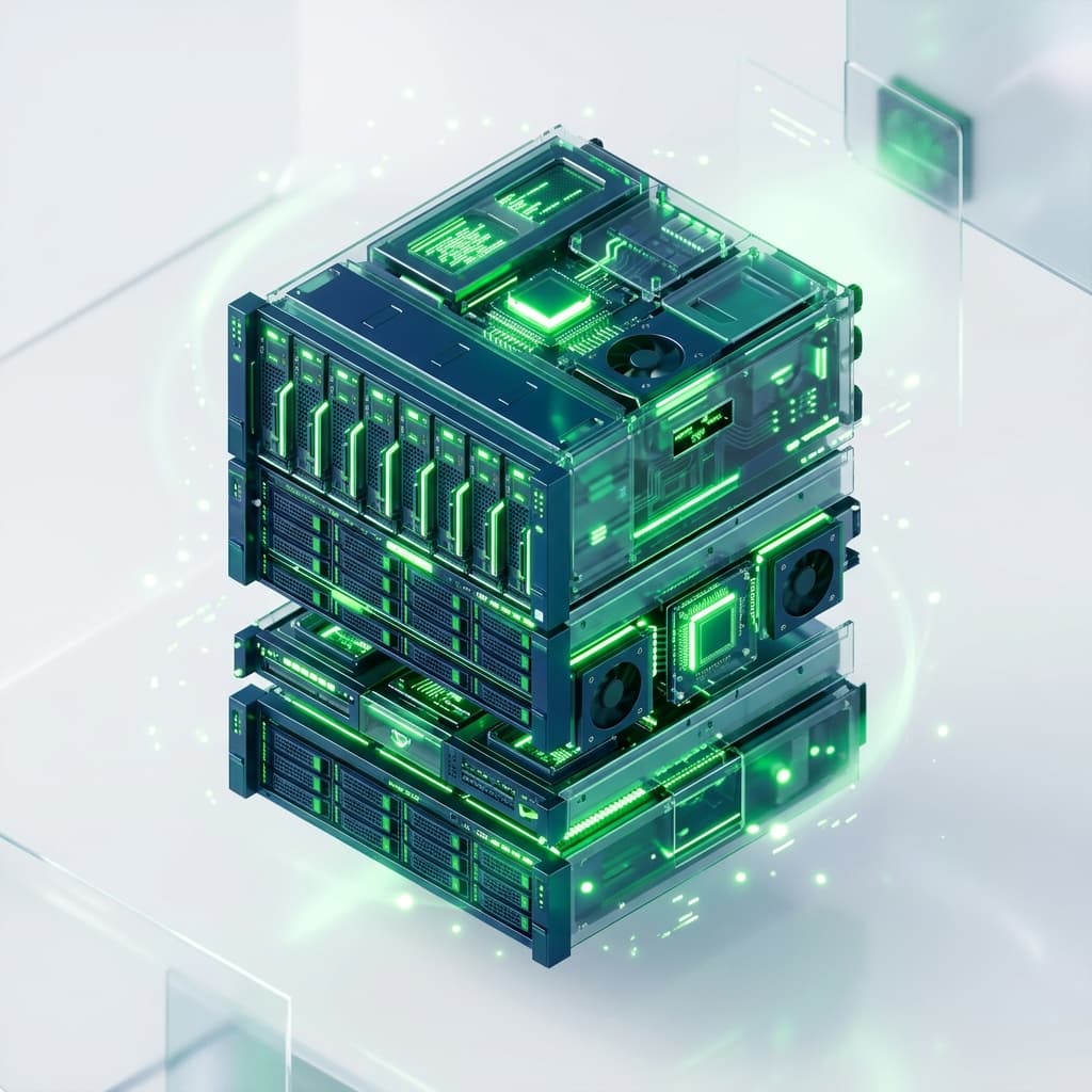 NestCloud Infrastructure 3D Cinematic Illustration