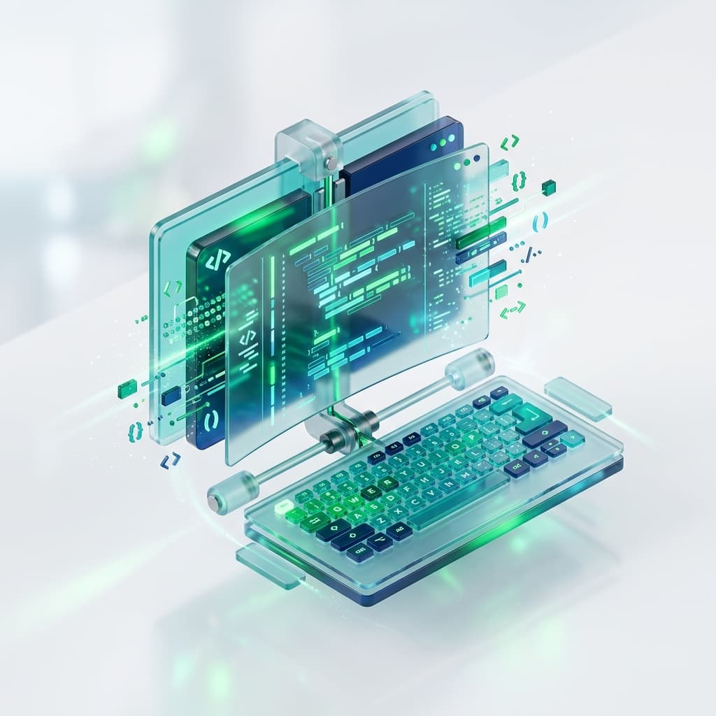 Software Development 3D Cinematic Illustration